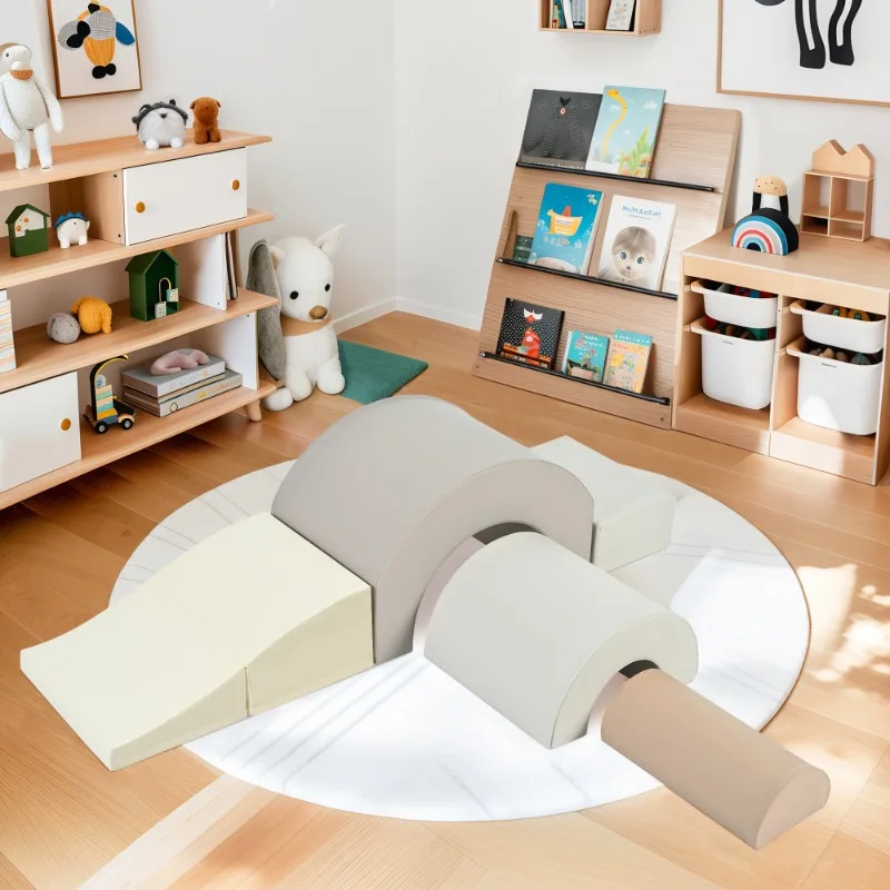 مجموعة مكعبات التسلق الناعمة للأطفال، معدات اللعب الإسفنجية للأطفال الصغار للأنشطة وتطوير المهارات الحركية #1