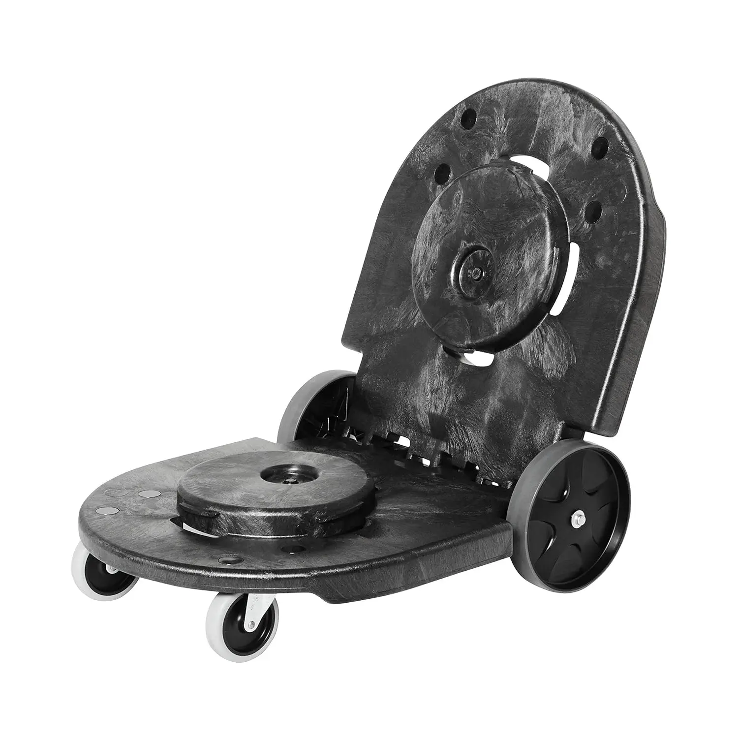 Dolly, for BRUTE Trash Can, Wheels, Black, for Restaurants/Back of House/Offices/Warehouses/Airports/Commercial Environments