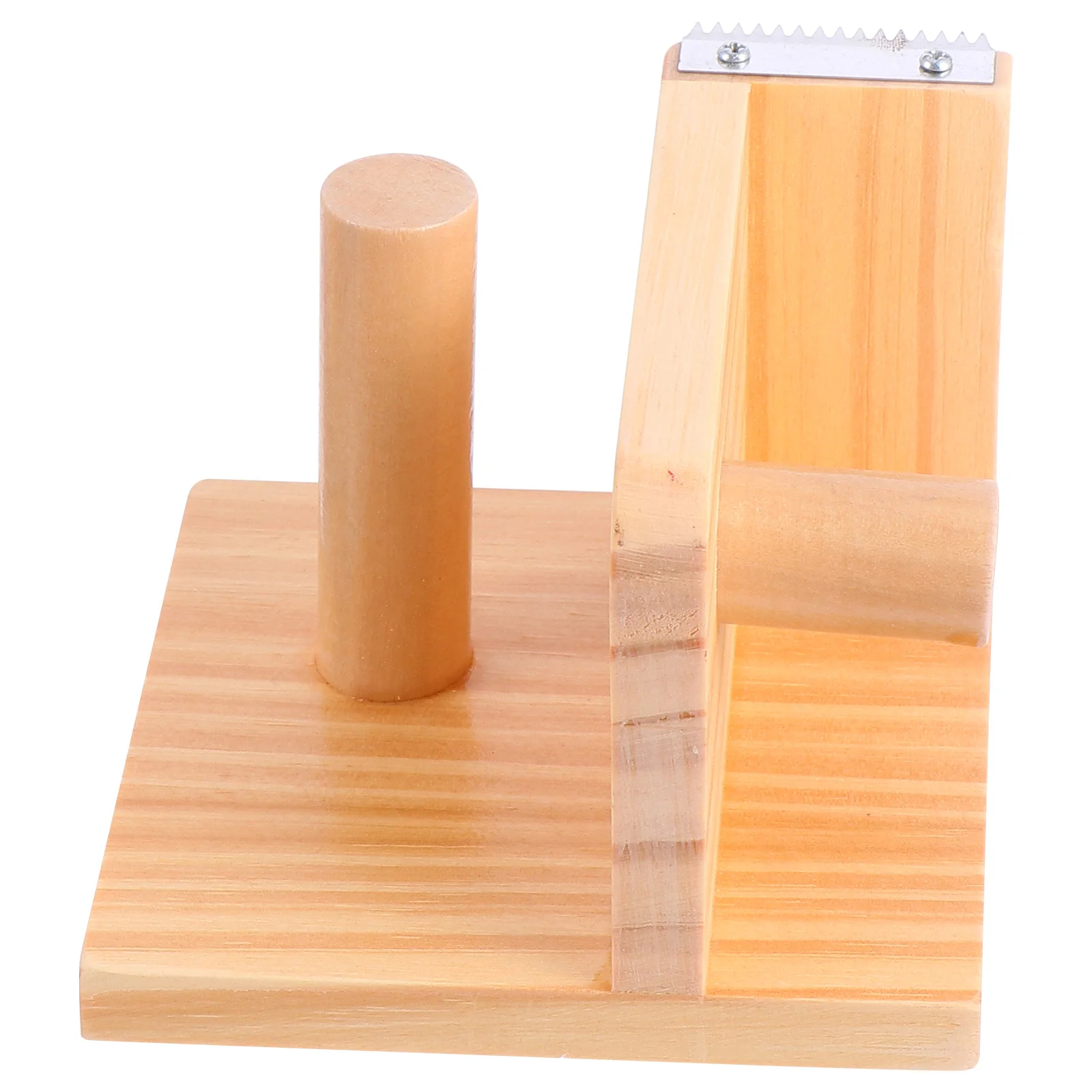 Wooden Tape Dispenser Holder Stationery Organization Desktop Gadget Kit Adhesive Paper Premium Material Practical