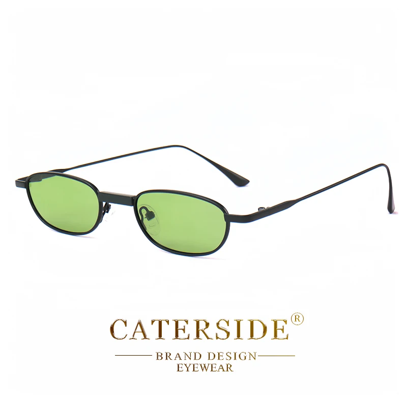 CATERSIDE Retro Polarisierte Sonnenbrille für Herren Kleiner Rahmen TAC-Gläser Punk-Sonnenbrille für Damen Angeln Outdoor Party Brille Sommer – Detail 17