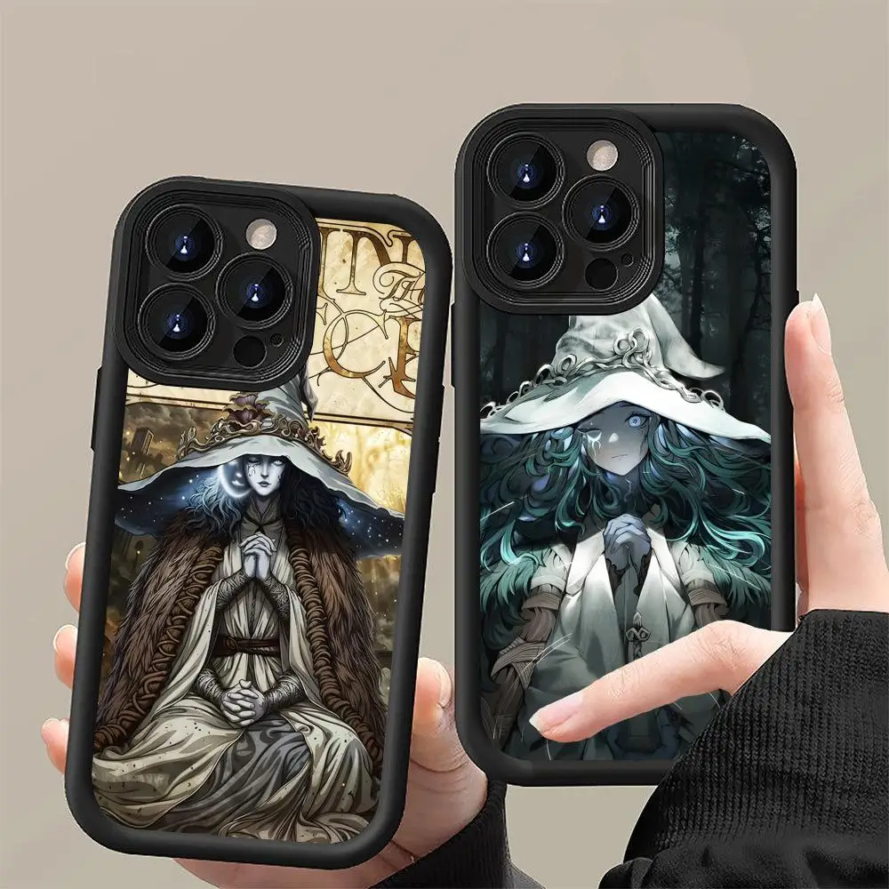 

Game Ranni Witch Phone Case for iPhone 17 16 15 14 13 12 11 Air Pro Max Plus Black Soft TPU Shockproof Cover