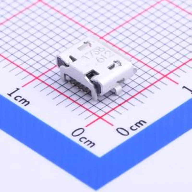 10 pieces/batch 1050170001 105017-0001 MOLEX micro-b USB connector, flat mount, brand new in stock