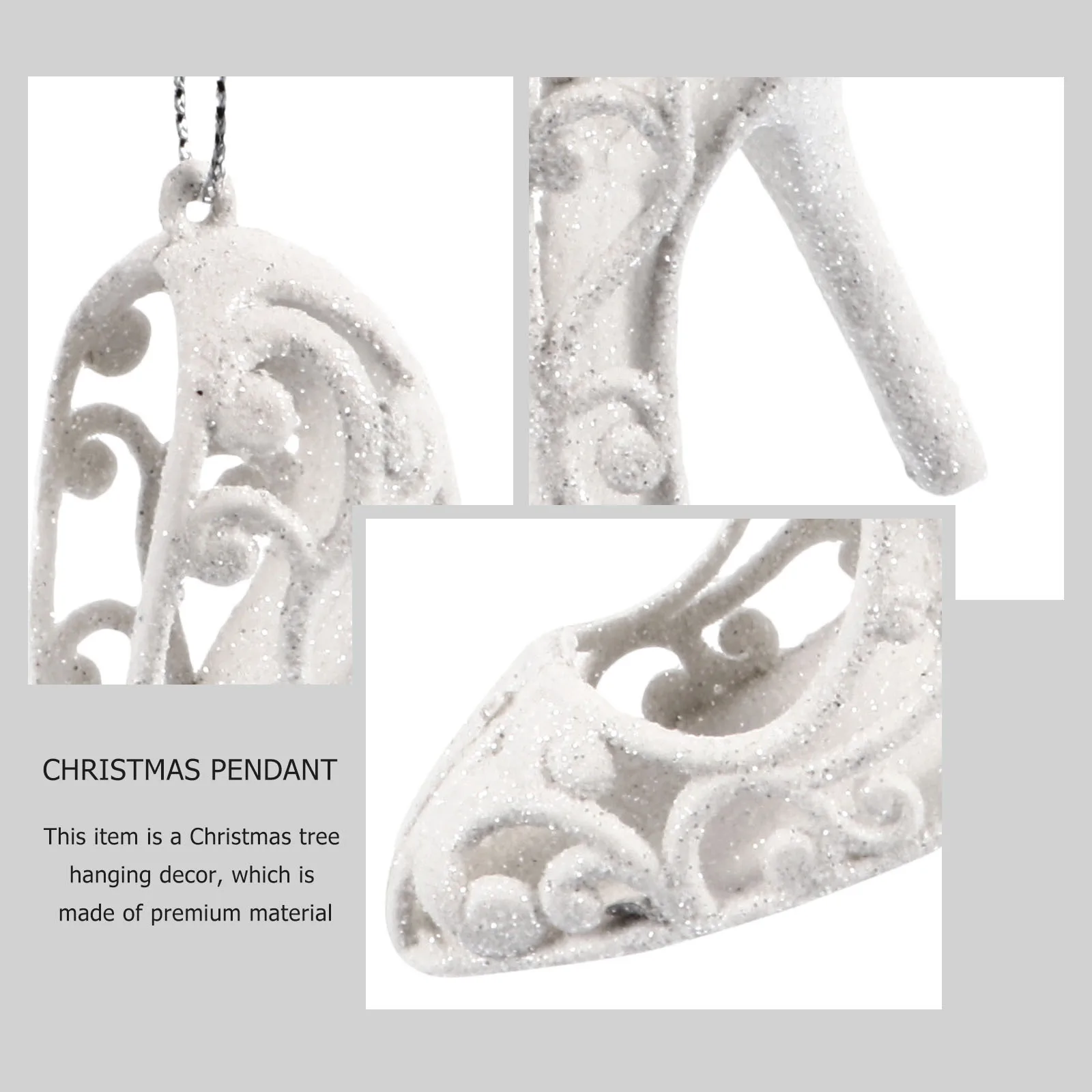 

6Pcs Christmas Hanging Pendant High Heel Tree Decoration Xmas Party Ornament Home Festival Pendant Christmas Tree Decorations