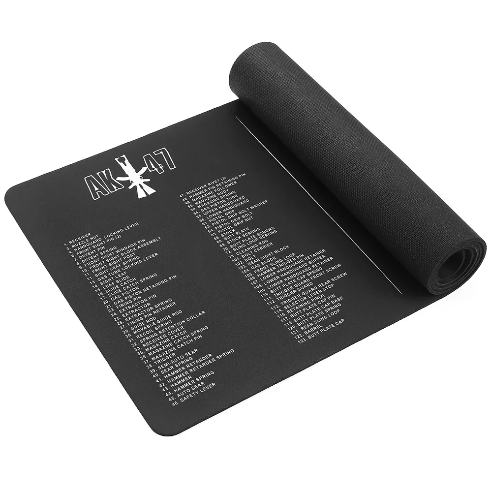 AR15 Waterproof Non-Slip Cleaning Rubber Mat 17