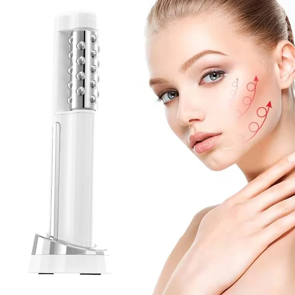 

2026 Latest Facial Rolling Massager Device Heated Roller Firming Face EMS 360 Rotating Wrinkle Remover Improve Facial Depression
