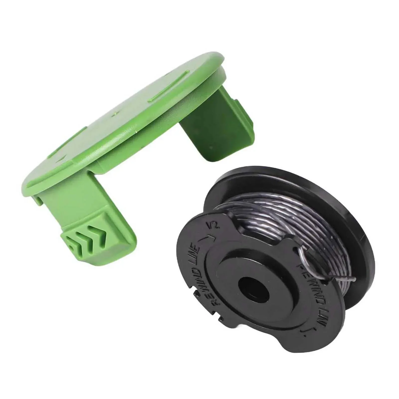 Line Spool and Cover Cap for Greenworks 21287 24V Trimmer with Rugged ABS and Nylon Thread for Reliable Performance