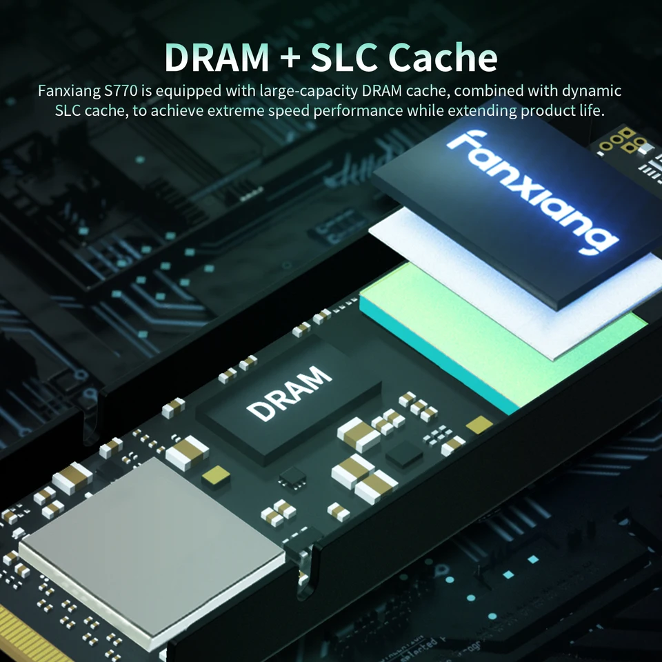 Fanxiang S660/S770/S880 SSD NVMe M2 PCIe4.0x4 1TB 2TB 4TB内蔵