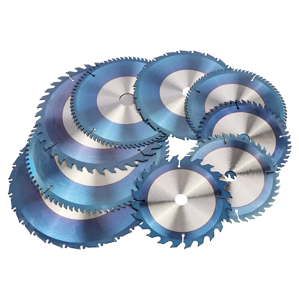 

TCT Saw Blade 165-255mm Nano Blue Coating Circular Saw Carbide Tipped Woodworking Cutting Discs Power Tools