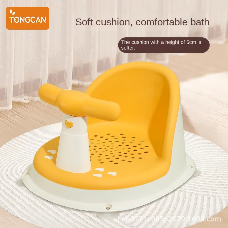 Asiento de ducha para niños, soporte de ducha portátil para recién nacidos y niños pequeños, accesorios de crecimiento para niños