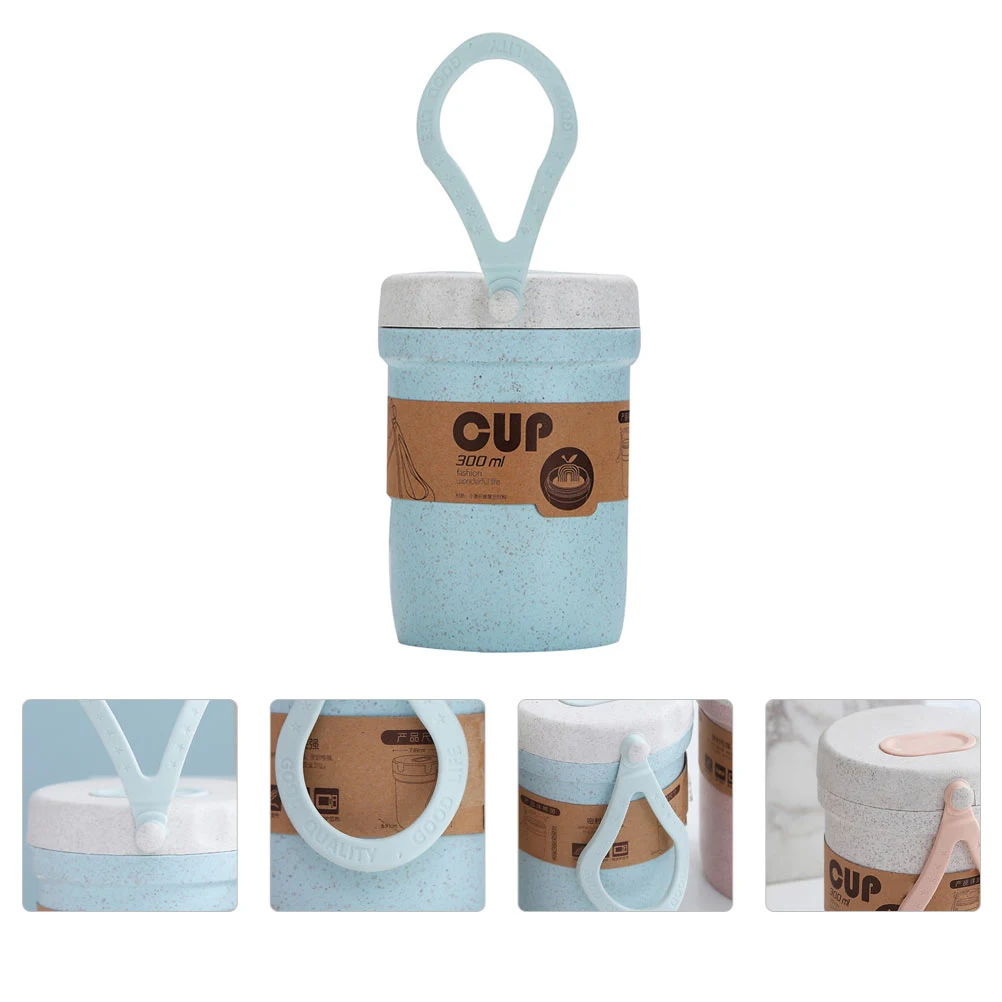 

Thermal Insulated Cup Sealed Vacuum Cup Creative Design Easy Open Breathable Port Convenient for School Travel