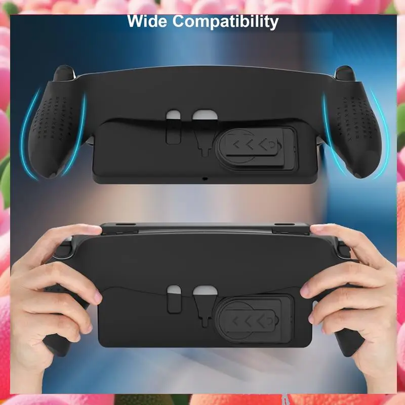 

For PS5 Portal Handheld TPU Case With Foldable Stand PS5 Game Handheld Shockproof Multifunctional Protective Case,Black Durable-