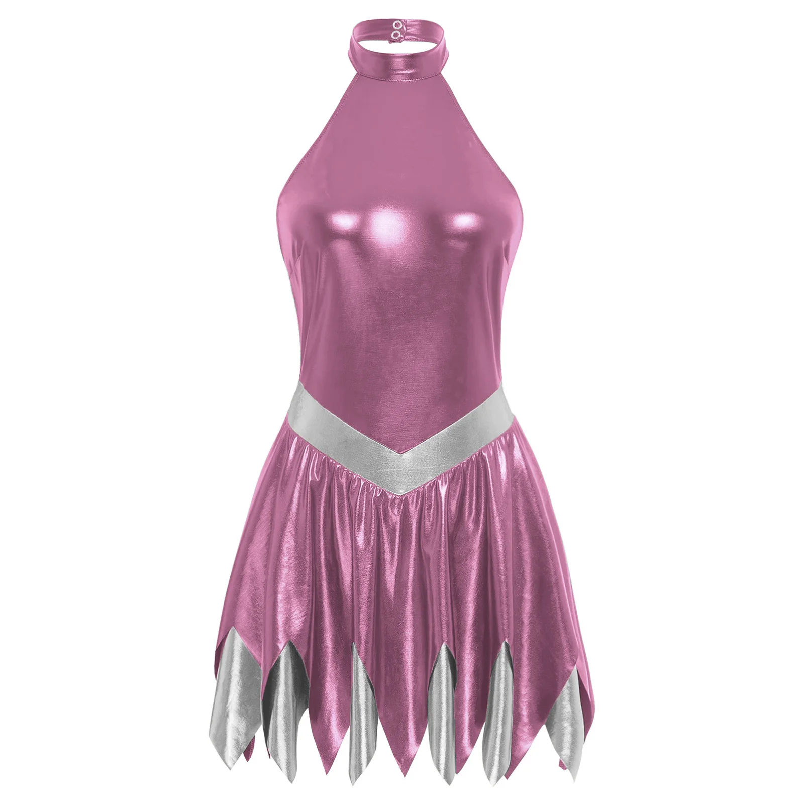 

Halloween Christmas Fairy Cosplay Dress Adult Women Halter Sleeveless A-line Fairy Tale Fancy Dress for Party Carnival Uniforms