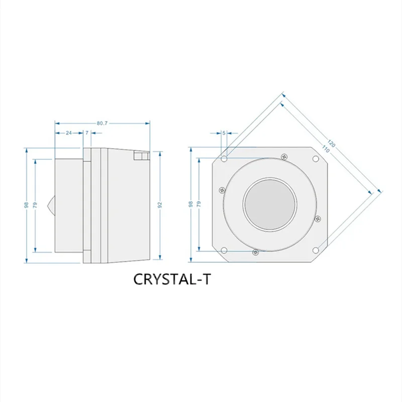 Imagem -06 - Lii Audio Crystal-t Cobalto Magnético Cristal Tweeter Alnico Superteweeter 8ohm 40w Pcs