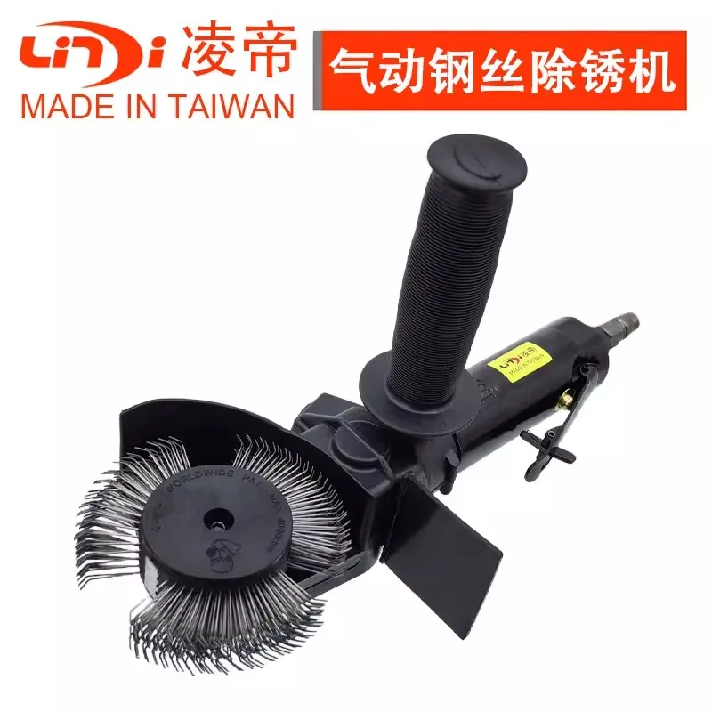 

Пневматическая машина для удаления клея и ржавчины At-9106, щетка из стальной проволоки, инструмент для очистки металлических поверхностей, ремонт автомобильной краски
