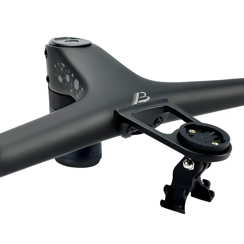 BALUGOE Integrierter MTB-Carbon-Lenker, Fahrradlenker, Mattschwarzer Lenker, Mountainbike-Zubehör, Halb-Innenverkabelung – Detail 9