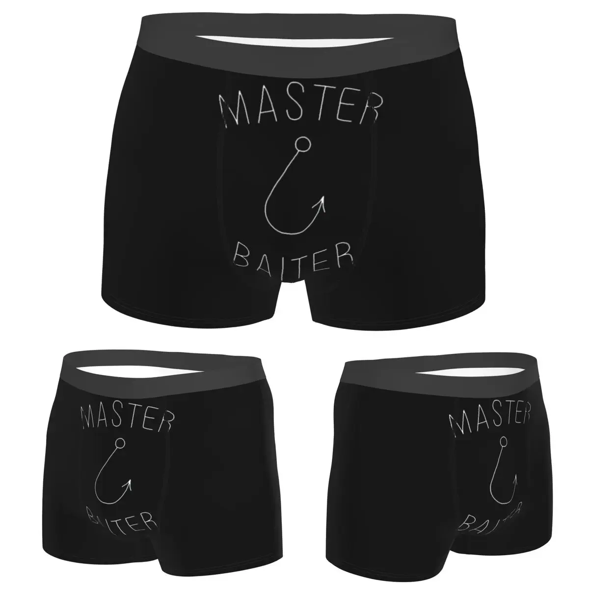

Трусы-боксеры, шорты, трусики Master Baiter, мужское вентилируемое нижнее белье для мужчин, подарки бойфренду