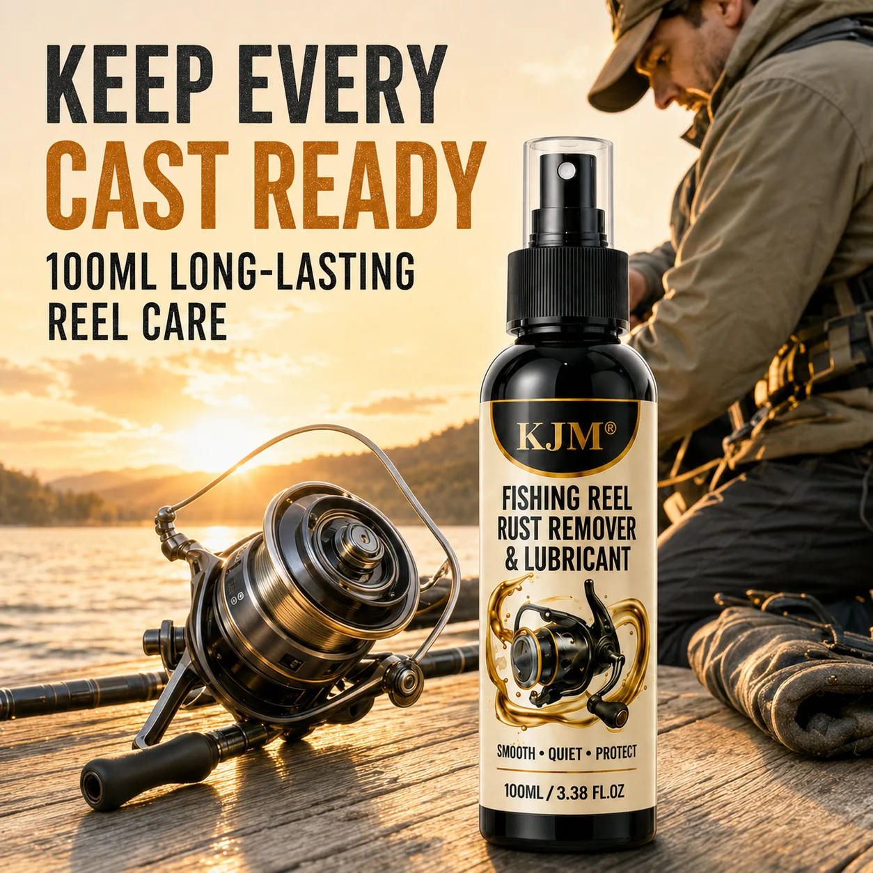 Reel Lubricant - KJM Multi Purpose Oil Spray 100ML