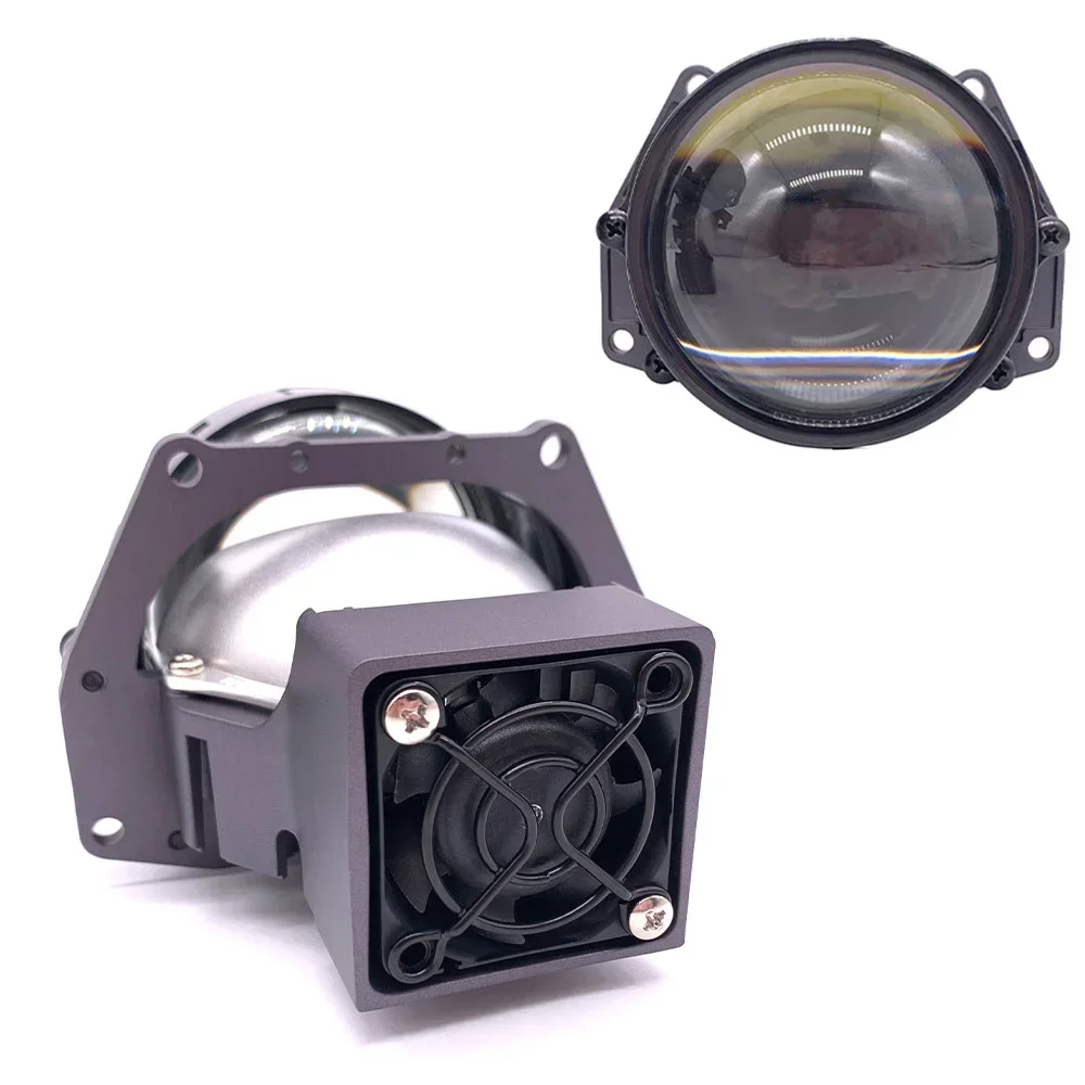 Mini S37 Bi Led Projector Lens Module Matrix 55W 7000K White Automobile Projector Headlight With High Low Beam