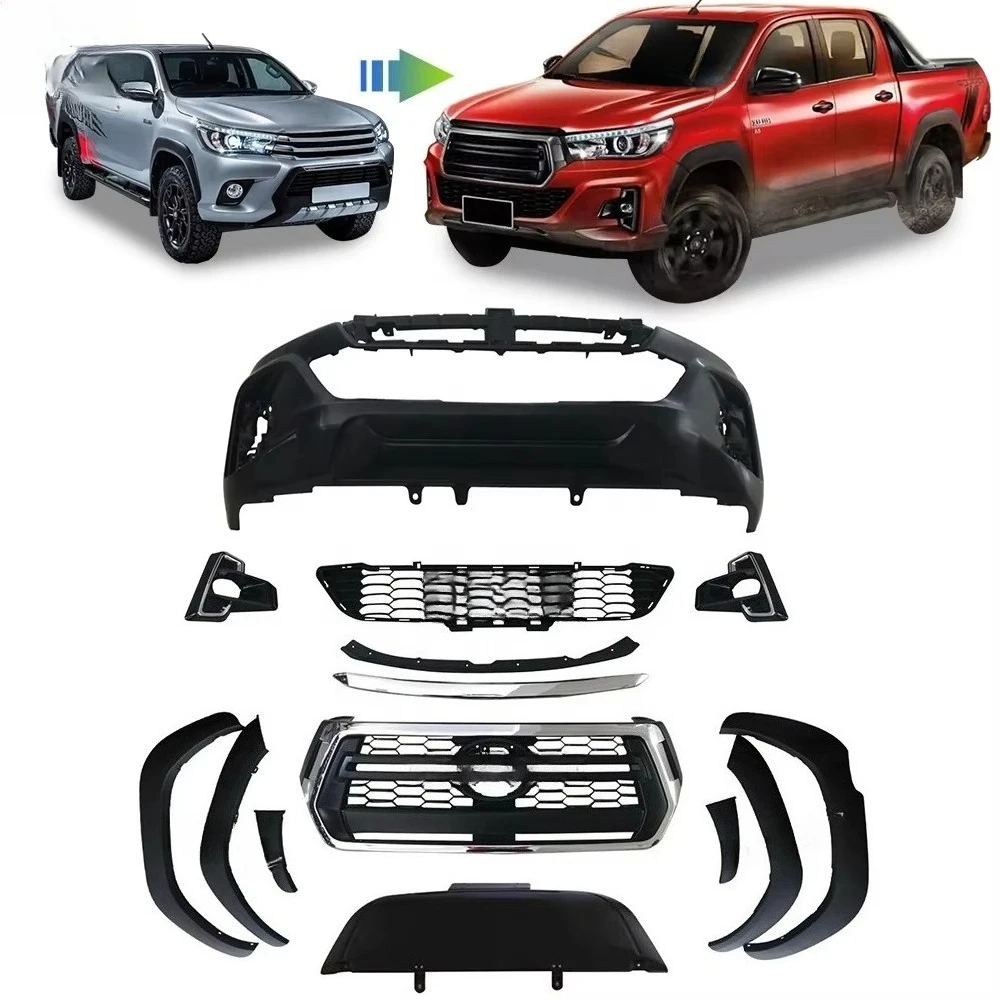 

Impact-Resistant FORToyota Hilux Revo Rocco Steel Body Kit