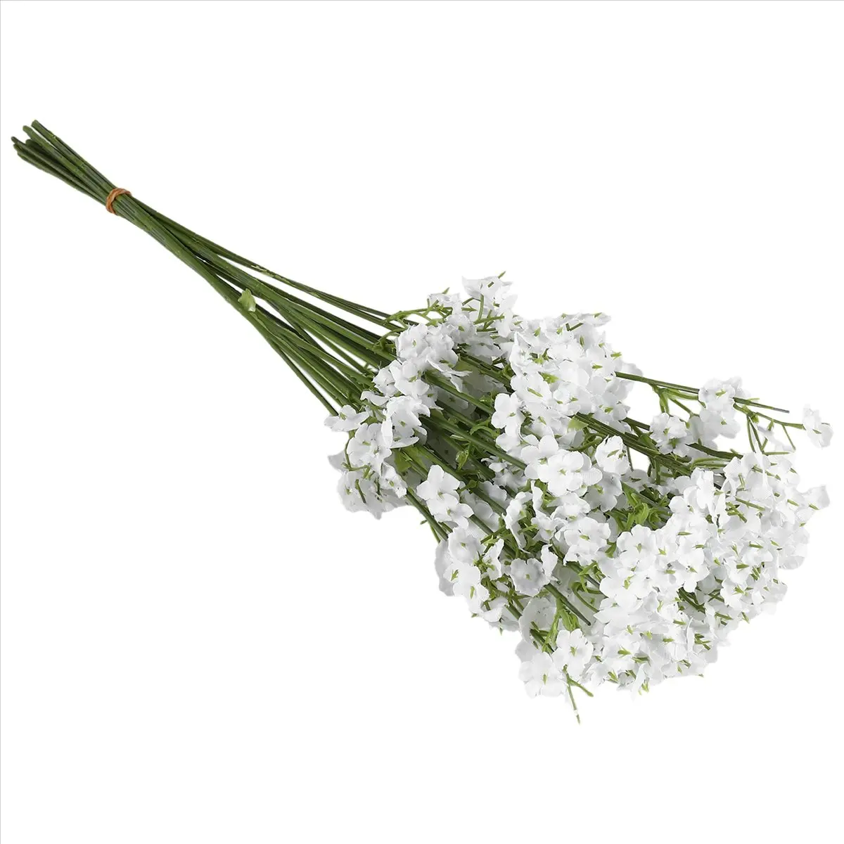 AT54 12 Stems Artificial White Gypsophila Silk Flower Bunch Baby's Breath - view 6