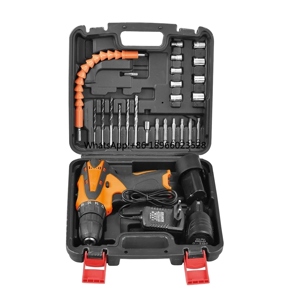 

Battery Drill BMC Packing for Home Use, Cordless Drill Driver, Hand Drill Set Electric Hand Drill Set with