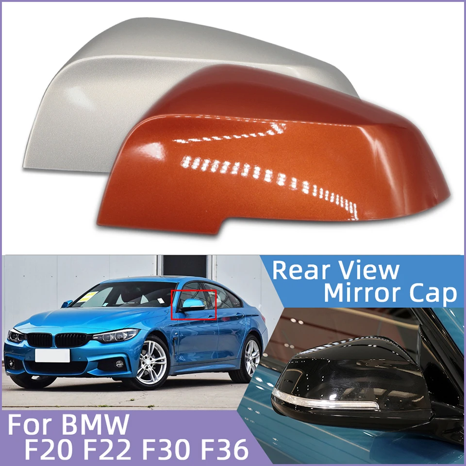 Car Painted Rearview Mirror Cover Cap for BMW 2012-2019 Series 1 2 3 4 X1 220 320 420 F20 F21 F22 F23 F30 F31 F32 F33 F36 E84