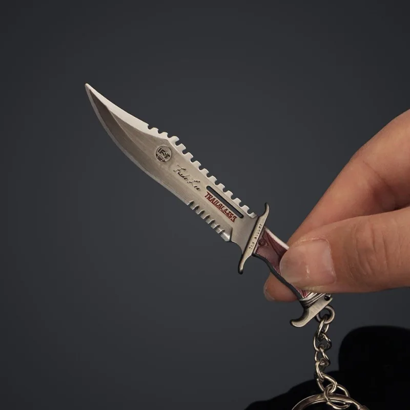 9 ซม.Dark Zone Melee อาวุธพวงกุญแจ Shuo Jie's Pathcleaver MINI Replica Alloy ยุทธวิธีเครื่องมือเกมสะสมของขวัญของเล่นเด็ก
