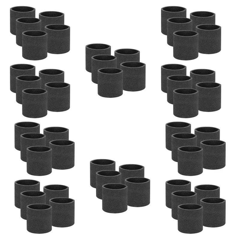 50 Packs Of 90585 Foam Set VF2001 Foam Filter, Suitable For Most Shop-Vac, Vacmaster And Genie Shop Vacuum Cleaners