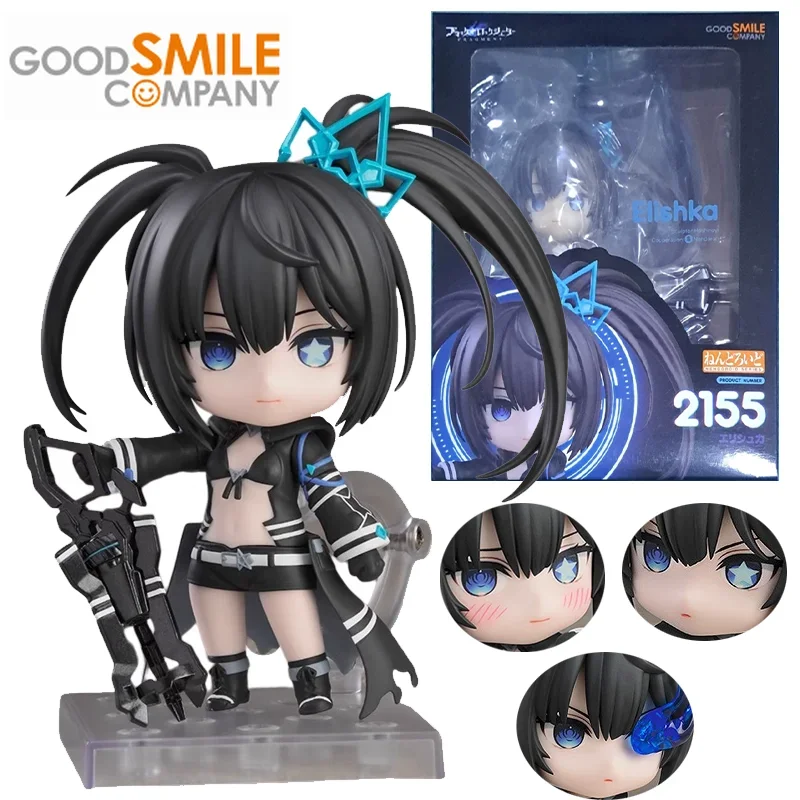 

GSC Original Nendoroid BLACK ROCK SHOOTER FRAGMENT Elishka Anime Action Figure Toys For Boys Girls Kids Children Birthday Gifts