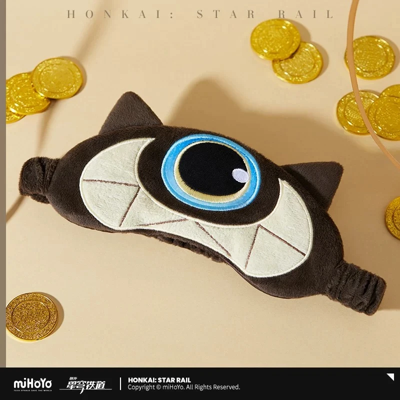 Pre Sale miHoYo Official Genuine Honkai Star Rail Cipher Theme Impression Eye Mask Cosplay Anime Game Secondary Sleep Fashion