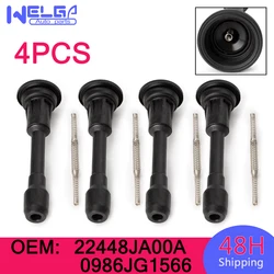 4pcs/lot New Ignition Coil Boots Spark Plug Cap 22448JA00A 22448JA00C For Infiniti FX50 QX70 QX50 For Nissan Juke Note X-Trail