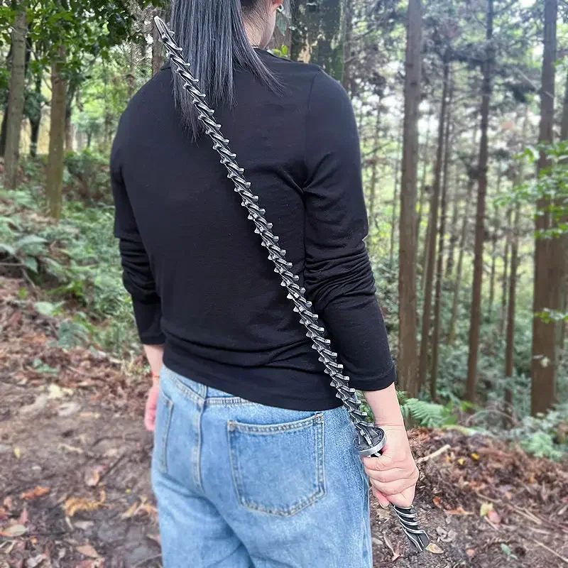 1 Stück chinesische Retro traditionelle Waffen modelle im Freien tragbare Schutz werkzeuge Auto zerbrochene Fenster Stick Haushalts schmuck