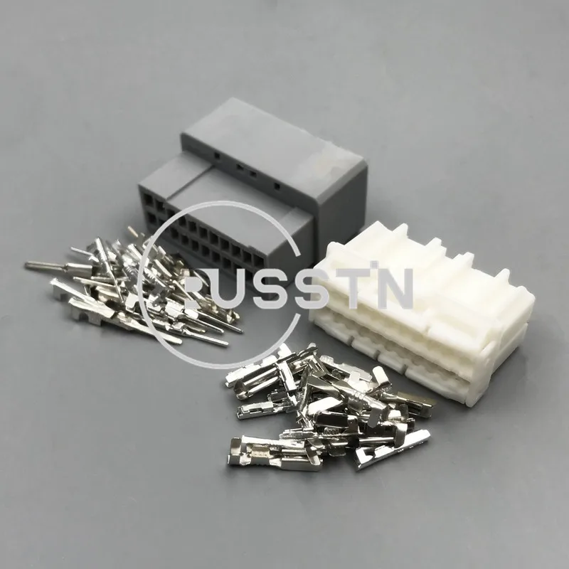 1 Set 22 Pin 174515-1 368135-1 Auto Power Amplifier Plastic Housing Unsealed Plug Car Wire Cable Connector AC Assembly