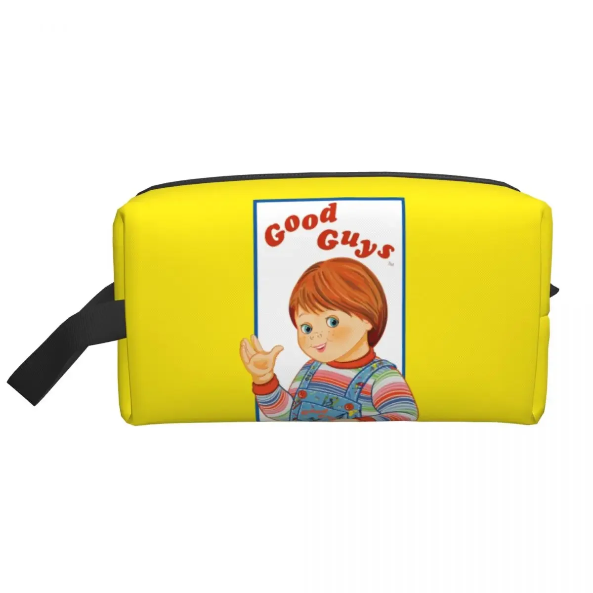 Travel Good Guys Chucky Toiletry Bag Cute Child\'s Play Doll Makeup Cosmetic Organizer for Women Beauty Storage Dopp Kit Case