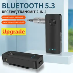 VIKEFON Bluetooth Audio Receiver Transmitter Stereo Handsfree Call 3.5mm AUX Jack USB Dongle Wireless Adapter For TV PC Car Kit