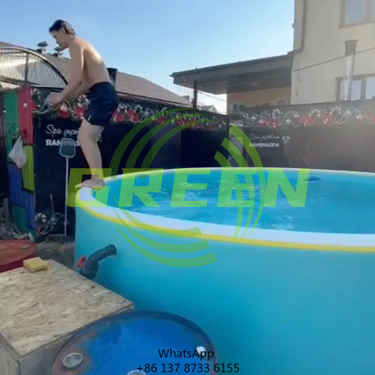 Large Swimming Pool Inflatable For Outdoor For Backyard Party Best Selling Inflatable Pool For Children With Water Filter Pump