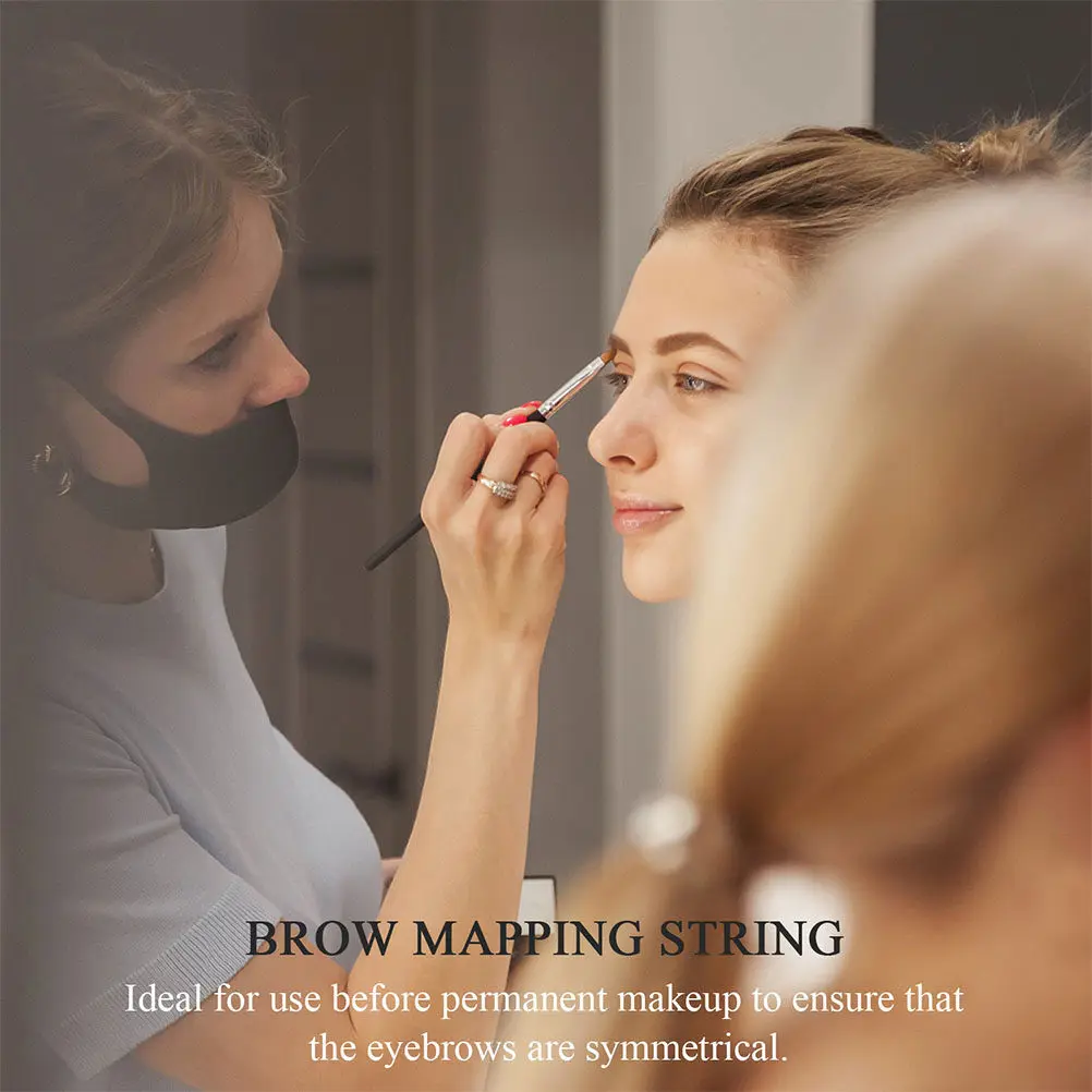 

Набор из 2-х шаблонов для разметки бровей, линейка для микроблейдинга, инструмент для измерения татуировок, профессиональный инструмент для салонов красоты, принадлежности для вышивки бровей