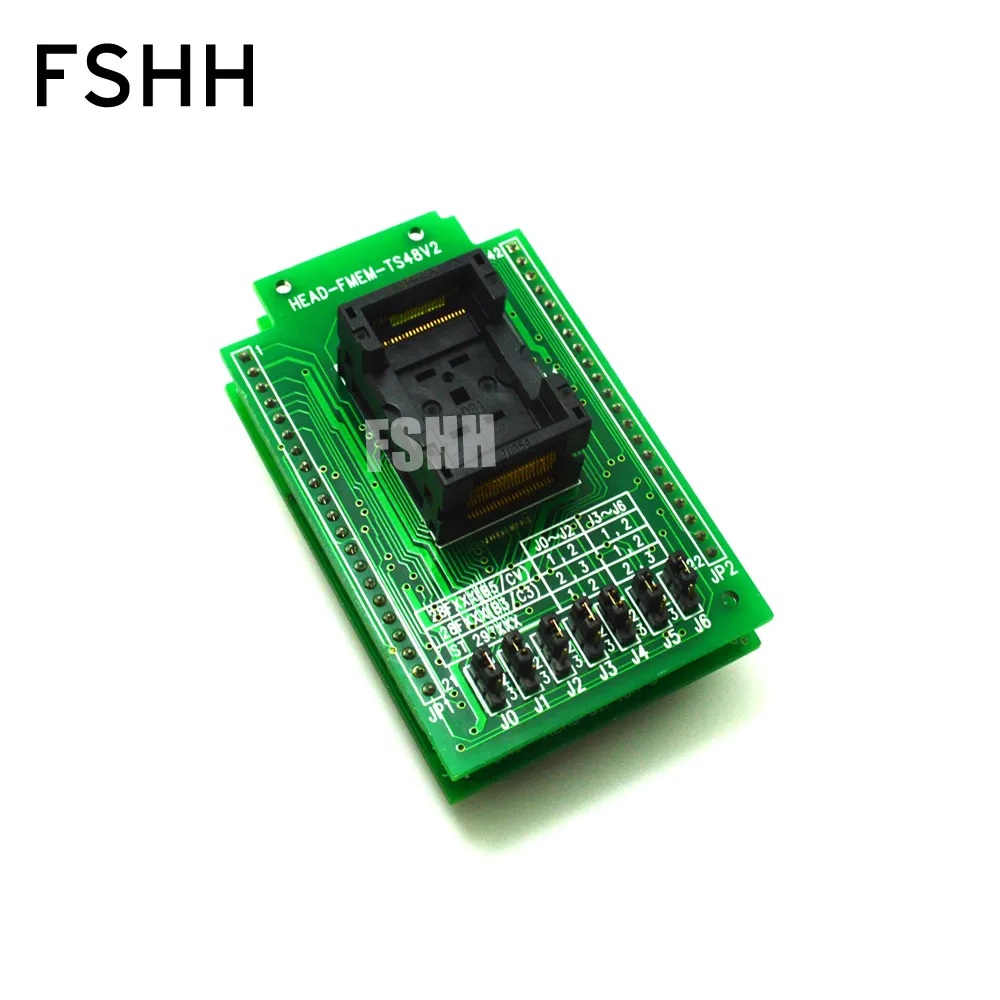 

HEAD-FMEM-TS48V2 Programmer Adapter for HI-LO GANG-08 Programmer Adapter TSOP48 IC SOCKET