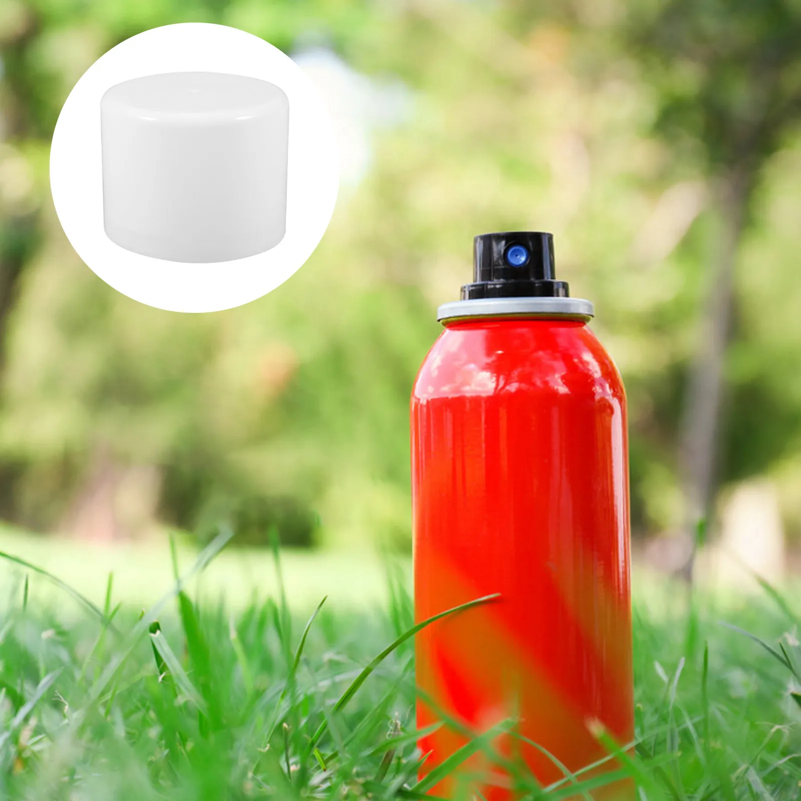 10Pcs Plastic Aerosol Can Caps Spray Can Replacement Lids Sturdy Leakproof Cover for Paint Cleaning Lubricant Spray Cans Cap