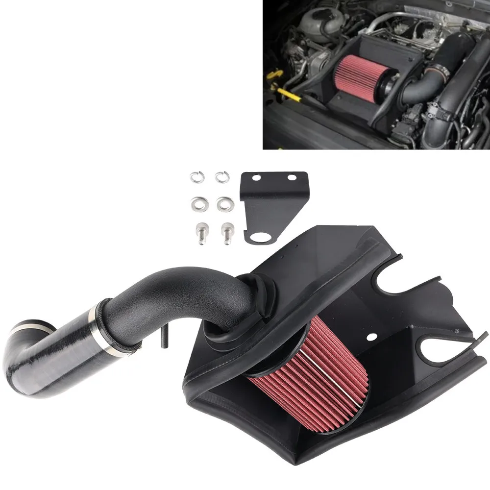 

Modification Upgrade Cold Air Intake Pipe + Heat Shield Filter Aluminum For Golf MK7 Audi Seat Jetta Passat Sharan Touran EA211