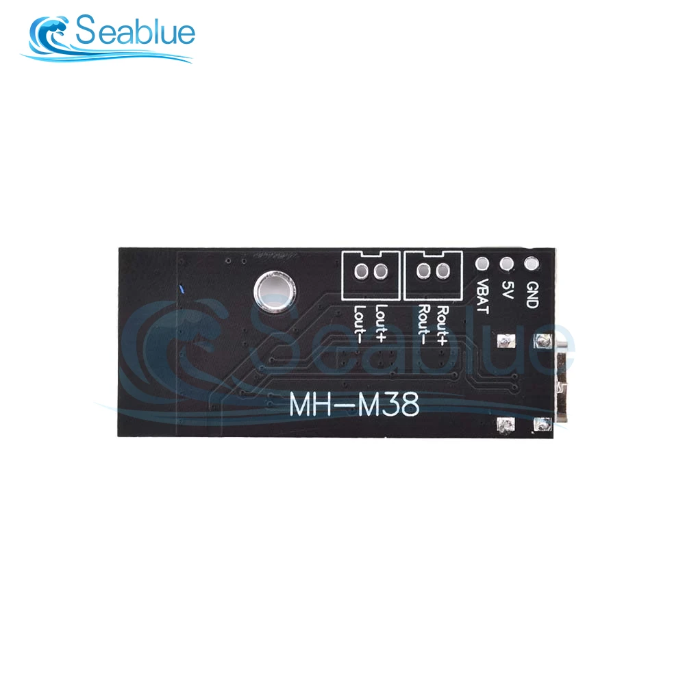 MH-MX38 블루투스 오디오 수신기 보드 DIY 키트 5V 유형 C USB 스테레오 오디오 5W + 5W 앰프 MP3 무손실 디코더 수신기 보드