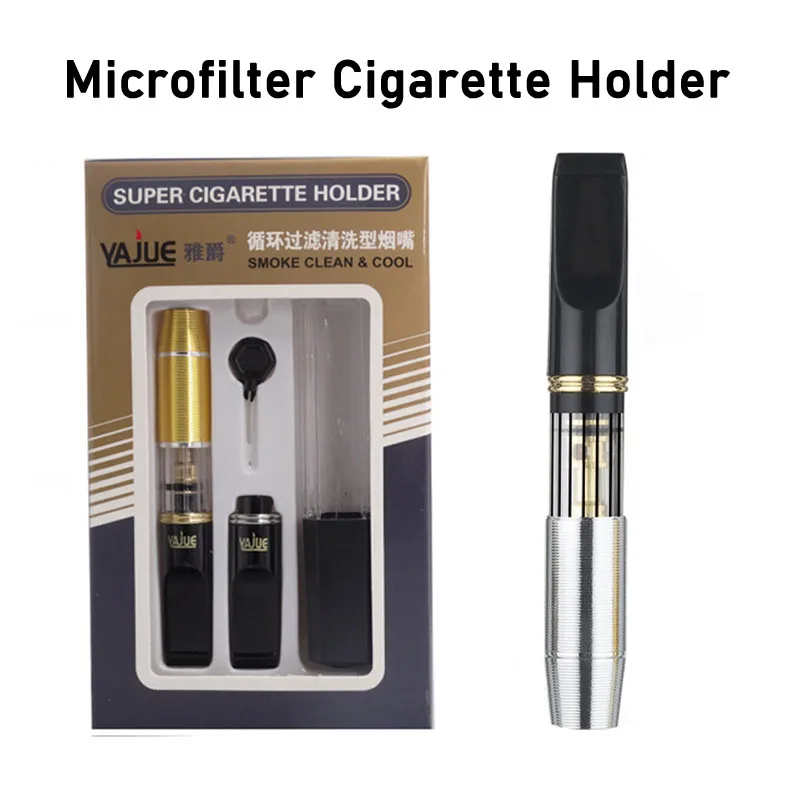 

Portable Acrylic Cigarette Holder For 8mm Tar Filtration Smoke Mouthpiece Healthy Recyclable Tobacco Filter Smoking Accessories