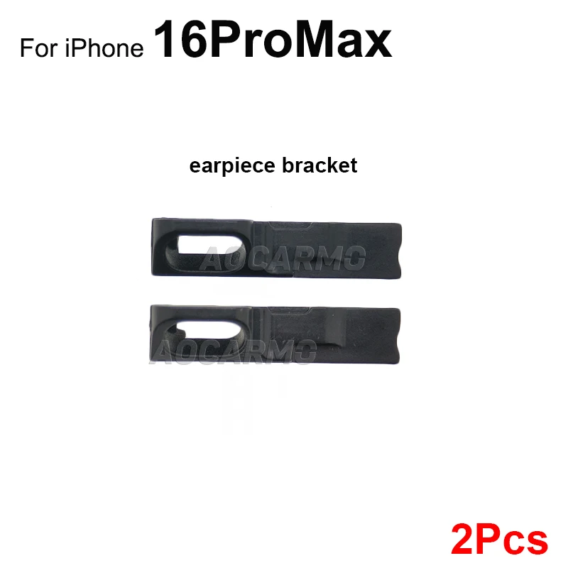 Aocarmo 2 шт. кронштейн для наушников, запасные части для динамика для iPhone 14 15 16 Pro Max 16 Plus 14 Plus