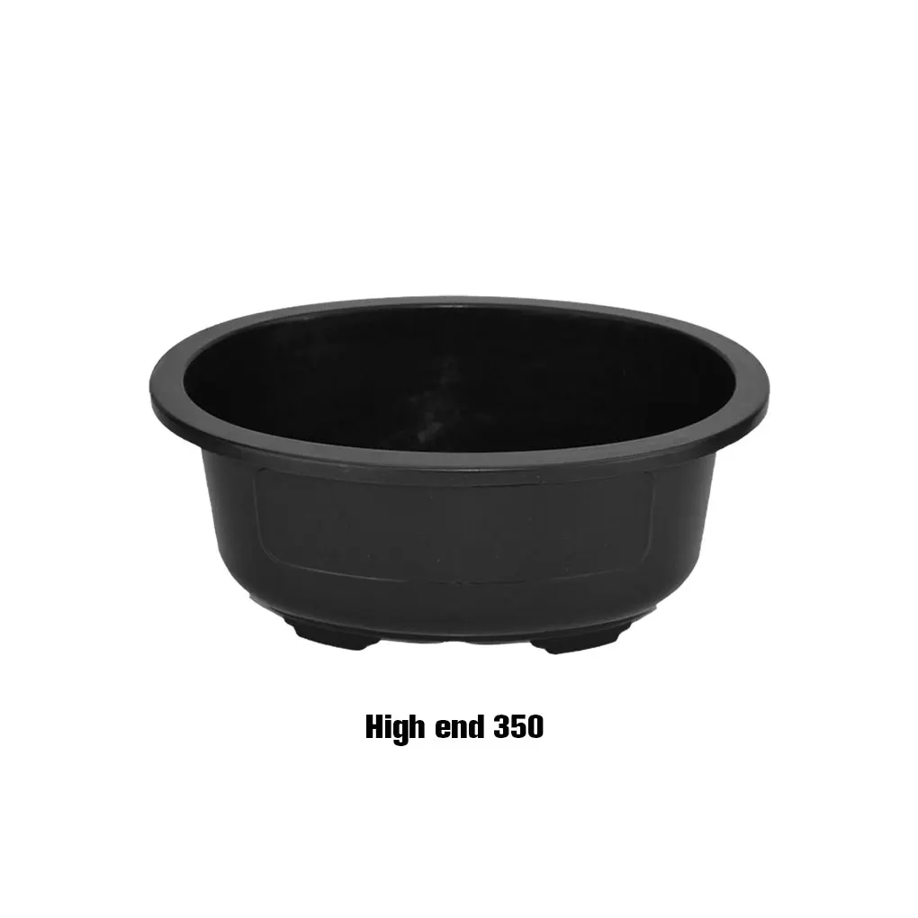 Черный твердый и прочный горшок для растений с широким применением, садовые горшки, цветочный горшок, горшок для растений, садоводство, раковина бонсай 380