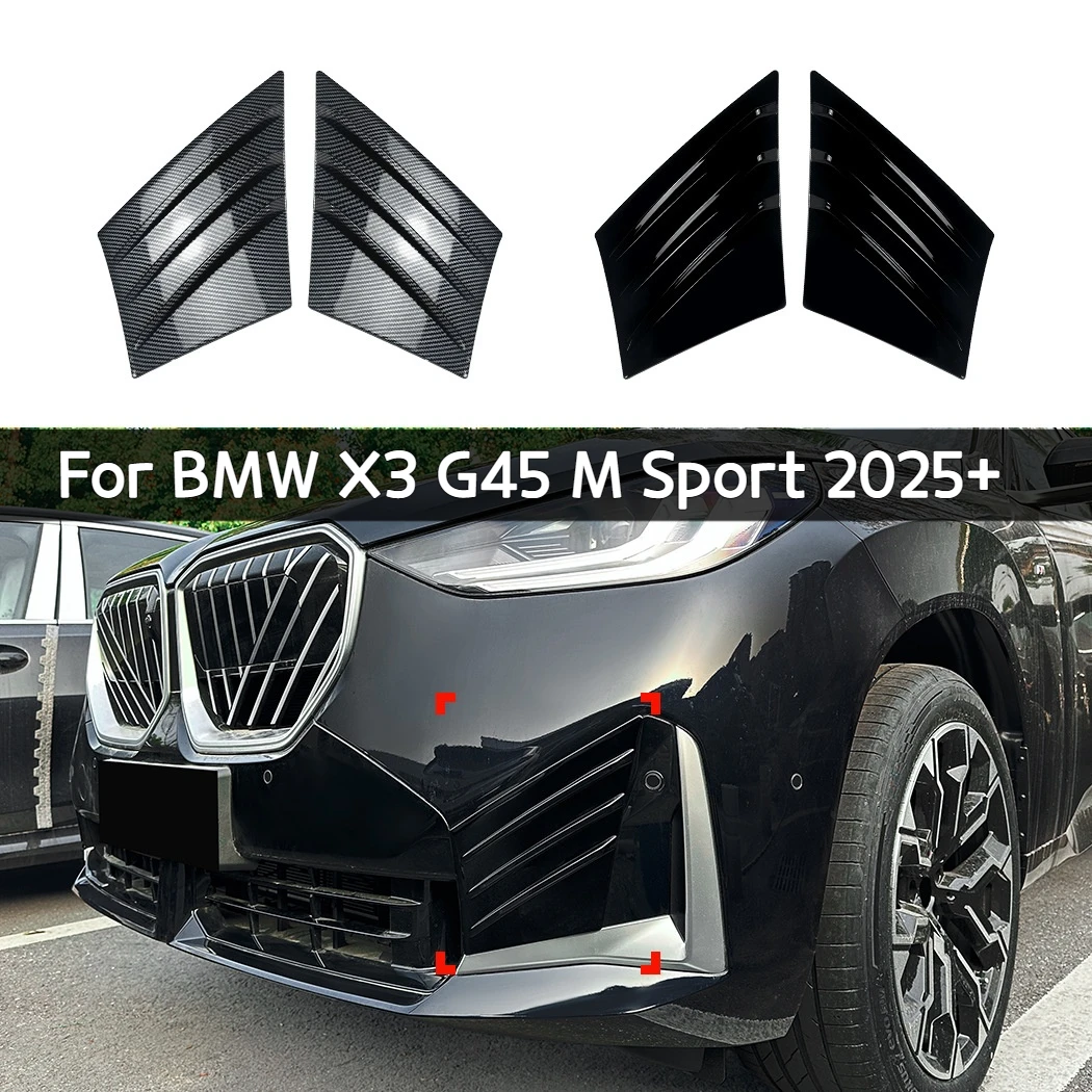 

Applicable to BMW X3 G45 M Sport 2025 + car front trend grille air knife exterior car sticker modification accessories