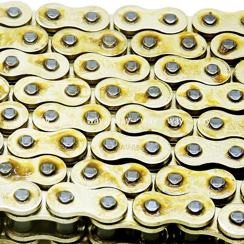 Universal Motorcycle Chain Oil Seal Chain O-Ring 520 525 530 428 Chains 120 136 Links for ATV Quad MX Enduro Motard Racing