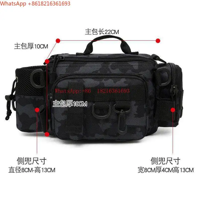 Limited Offer Multifunctional Fanny Pack Set, Shoulder Messenger Bag, Waterproof Fishing Bag.