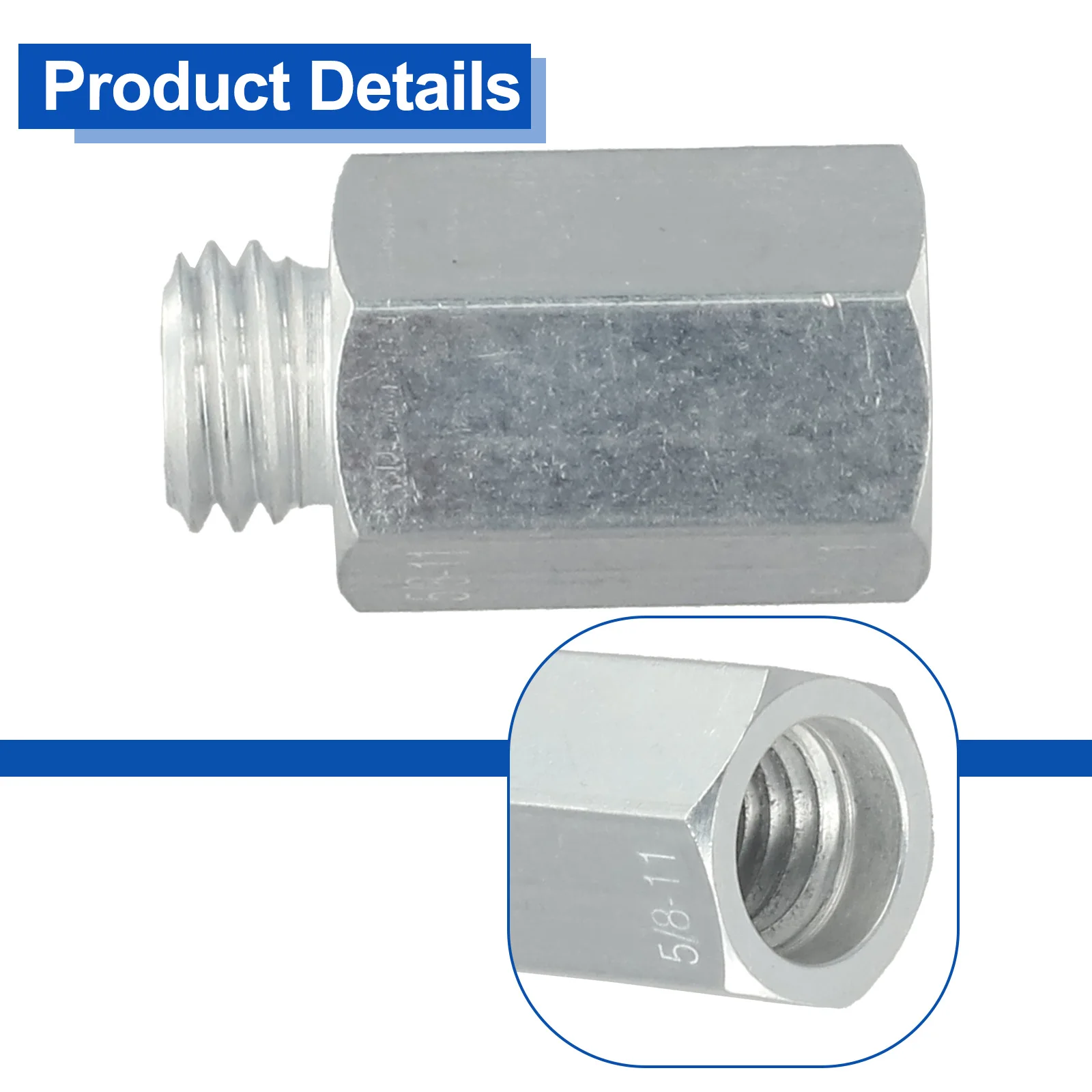 High Quality Polisher Interface Adapter Accessories Adapter Bolt Double Sided Wool Pad Metal Polisher Replacement
