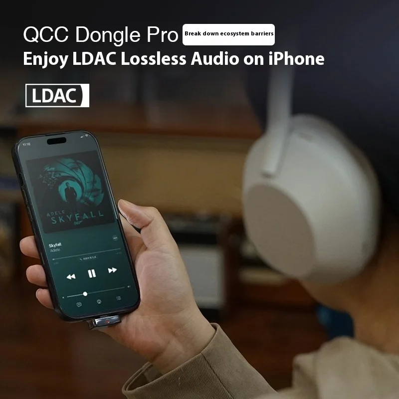 Questyle QCC Dongle Pro LDAC Lossless Bluetooth 5.4 Transmitter Supports Snapdragon Sound with AptX Gifts