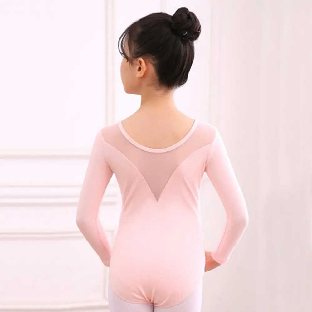 

Fashion Long Sleeve Ballet Dress Leotard Soft Cotton Performance Clothes Party Dress Modern Ballet Tutu Romper Dance